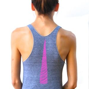 New Grey American Apparel Racerback Tank Top
